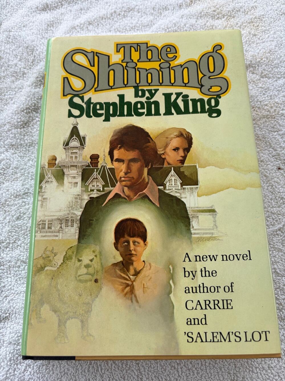 The Shining Stephen King 1977 First Book Club Edition Doubleday HCDJ Horror